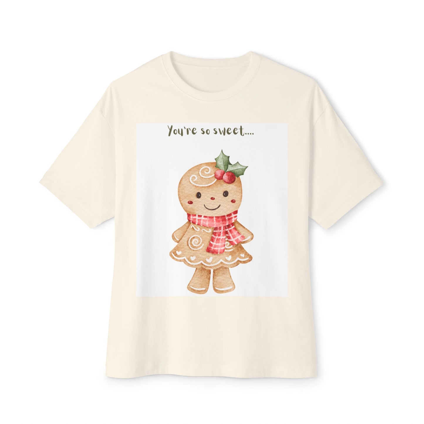 Gingerbread “You’re So Sweet” Tee — Cute Holiday Cookie Christmas T-Shirt