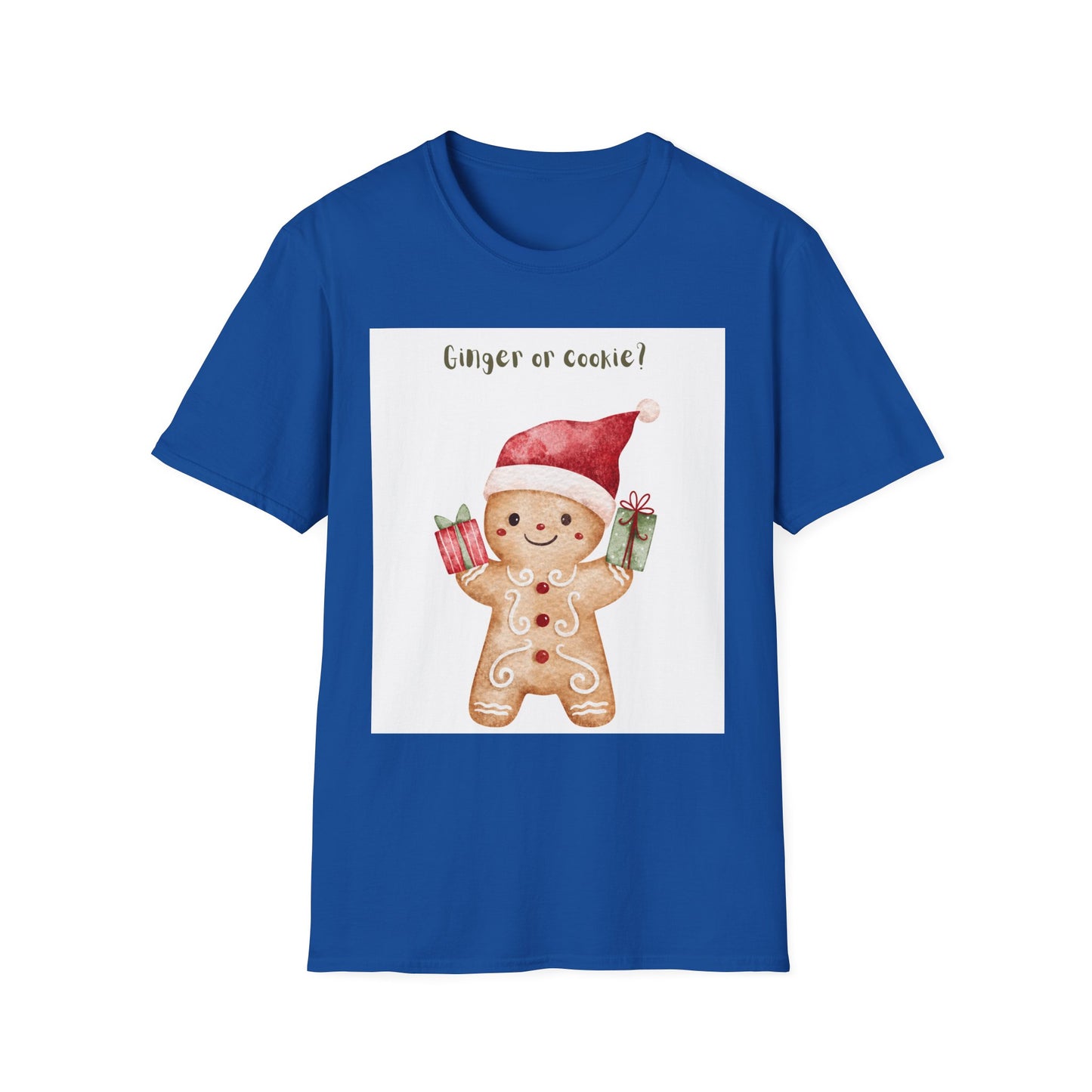 Ginger or Cookie? Gingerbread Man Christmas T-Shirt – Cute Holiday Pajama Tee