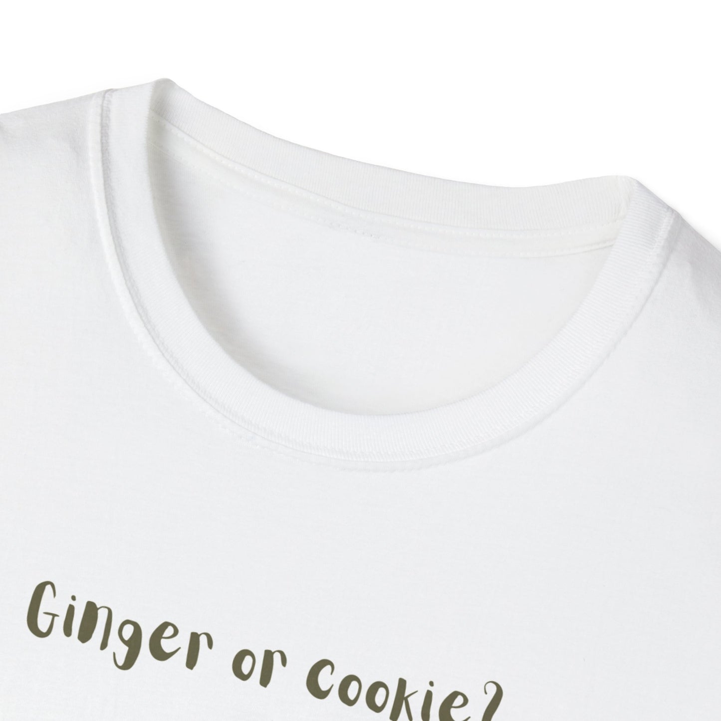 Ginger or Cookie? Gingerbread Man Christmas T-Shirt – Cute Holiday Pajama Tee