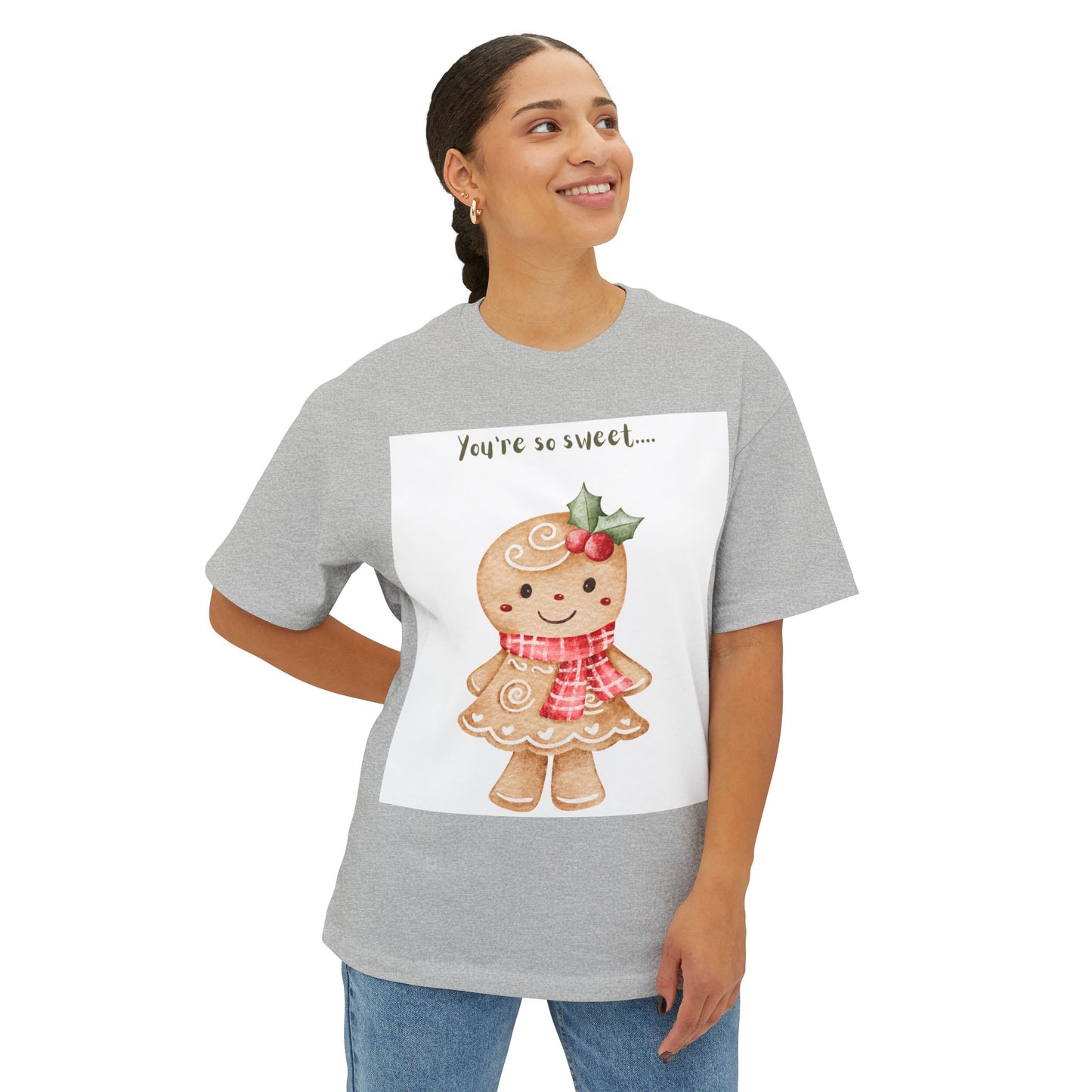 Gingerbread “You’re So Sweet” Tee — Cute Holiday Cookie Christmas T-Shirt