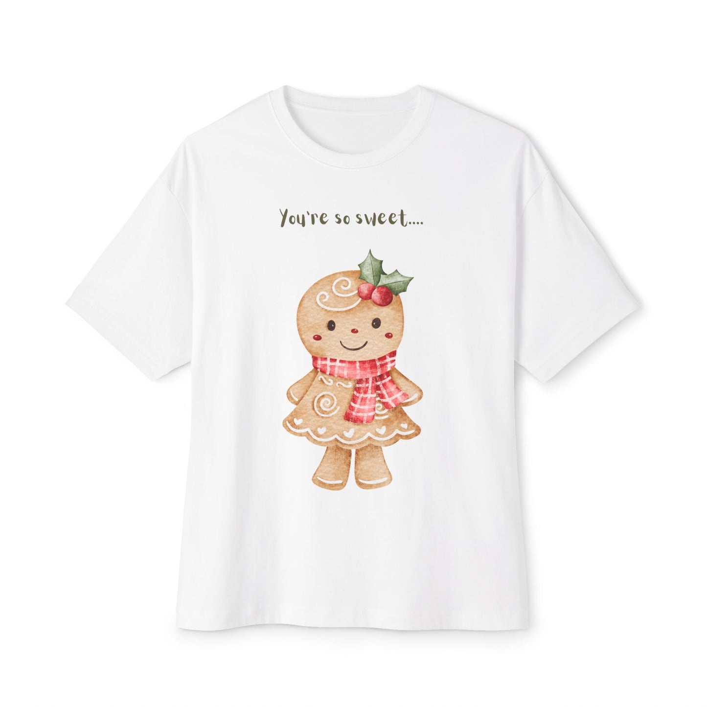 Gingerbread “You’re So Sweet” Tee — Cute Holiday Cookie Christmas T-Shirt