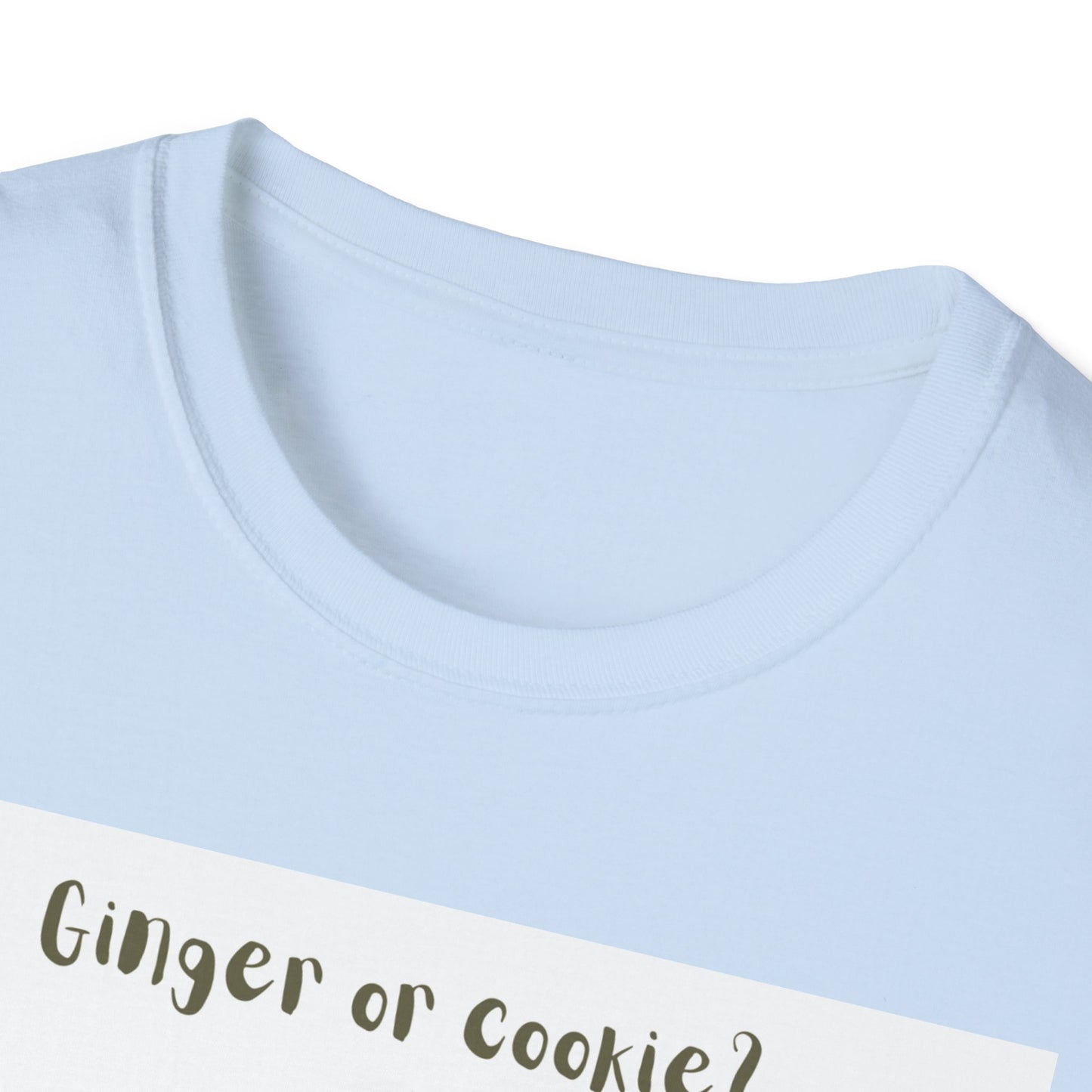 Ginger or Cookie? Gingerbread Man Christmas T-Shirt – Cute Holiday Pajama Tee