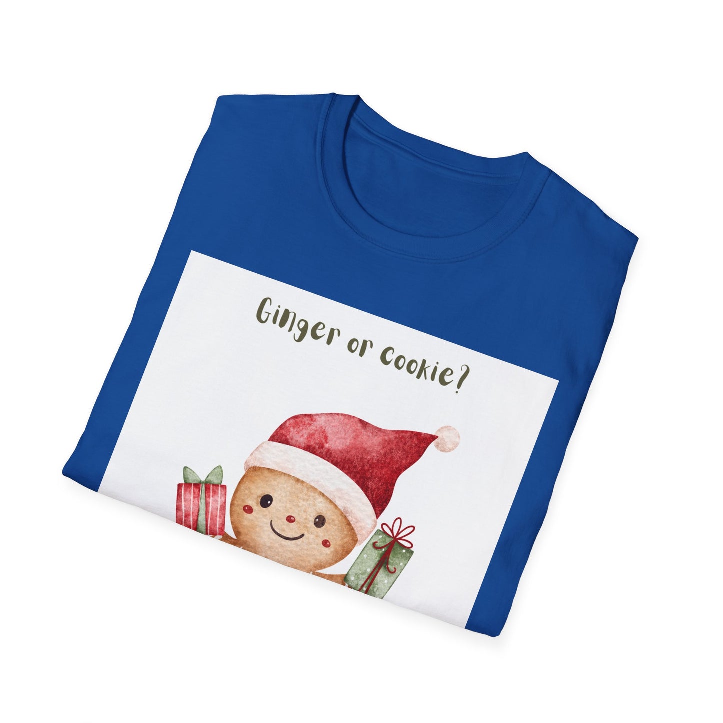 Ginger or Cookie? Gingerbread Man Christmas T-Shirt – Cute Holiday Pajama Tee