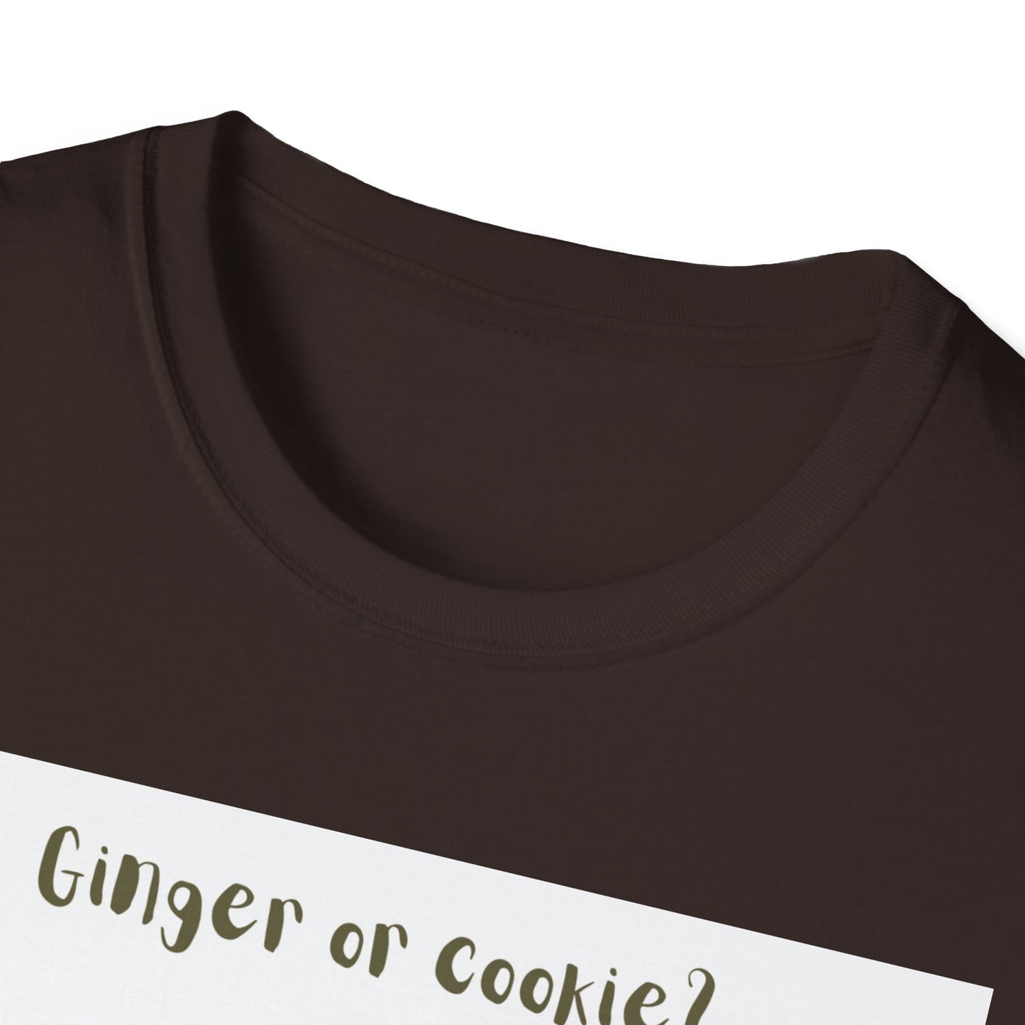 Ginger or Cookie? Gingerbread Man Christmas T-Shirt – Cute Holiday Pajama Tee