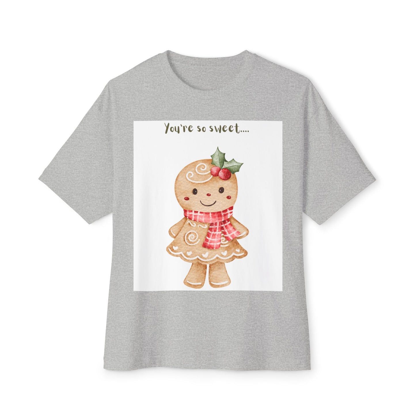 Gingerbread “You’re So Sweet” Tee — Cute Holiday Cookie Christmas T-Shirt
