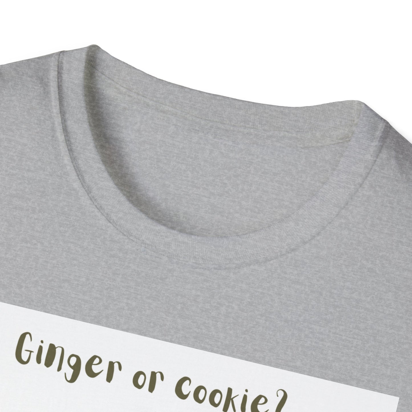 Ginger or Cookie? Gingerbread Man Christmas T-Shirt – Cute Holiday Pajama Tee