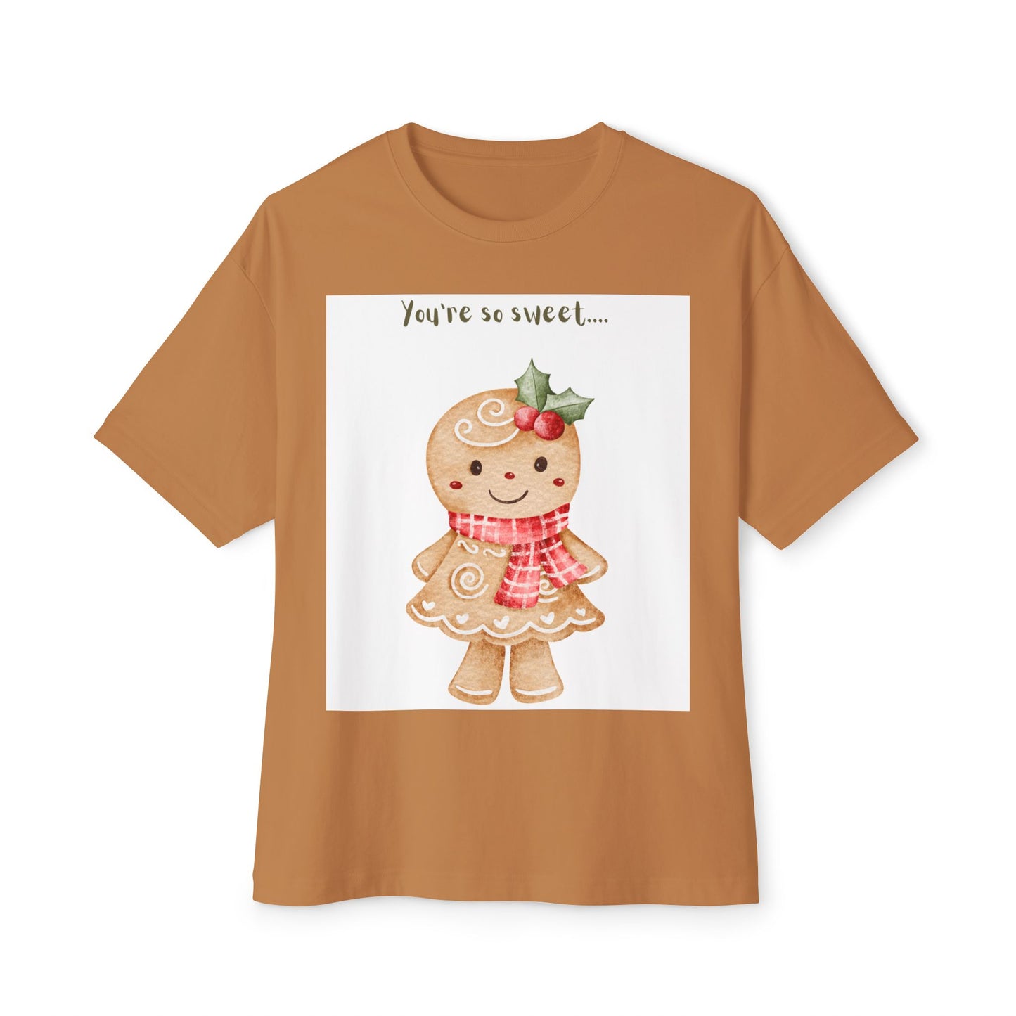 Gingerbread “You’re So Sweet” Tee — Cute Holiday Cookie Christmas T-Shirt